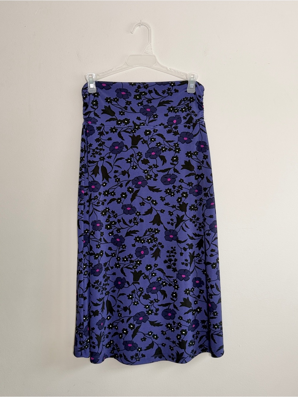 NWT Gilli Stitch Fix Purple Floral Midi Skirt S - Picture 6 of 8
